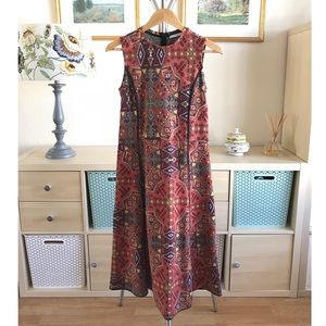 Zara Tapestry Midi Dress [Size M]